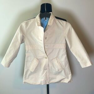 Gap Factory Store Lined Khaki Jacket Size Small (5-6)